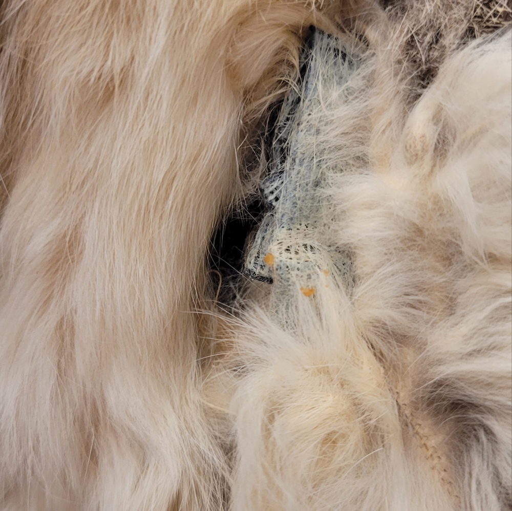 Vintage 100% Rabbit Coat - Picture 3 of 6